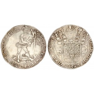 Germany Braunschweig-Wolfenbuttel 1 Thaler 1661 HS August (1635-1666). Averse: Coat of arms. Reverse...