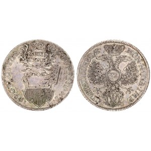 Germany Lubeck  32 Schilling 1752 JJJ. Averse: Crowned imperial eagle 32 in circle on breast oval sh...