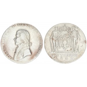 Germany Prussia 1 Thaler 1803 A Friedrich Wilhelm III(1797-1840). Averse: Uniformed bust left. Avers...