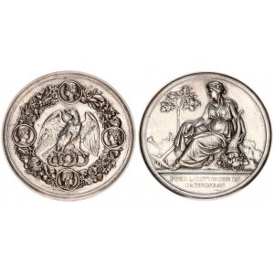 Germany Medal Prussia (1900). Medal price for services in horticulture Prussia from Loos. Silver. Sc...
