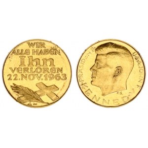 Germany Medal 1963 John-F. Kennedy Prasident USA · Wir alle haben ihn verloren · 22. Nov.1963.  Aver...