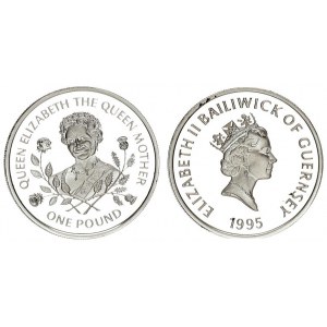 Great Britain 1 Pound 1995 Elizabeth II(1952-). Averse: Crowned head right. Reverse: Welsh dragon le...