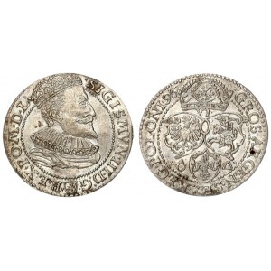 Poland 6 Groszy 1596 Malbork. Sigismund III Vasa (1587-1632). Crown coins 1596 Malbork;  small bust ...