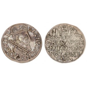 Poland 3 Groszy 1623 Krakow. Sigismund III Vasa(1587-1632).Bust with a king's value armorials and da...