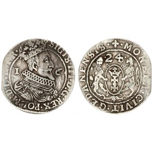Poland 1 Ort 1624 Gdansk Sigismund III Vasa (1587-1632) - the city of Gdansk. The end of the inscrip...