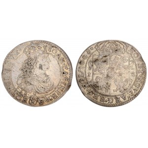 Poland 1 Ort 1668 TLB Bydgoszcz. John II Casimir Vasa (1649-1668). Crown coins; ort 1668; Bydgoszcz;...