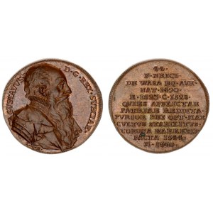 Sweden Medal 1720 of Hedlinger suite Gustaw I Waza. Beautiful with a mirror. Medal from the 18th-cen...