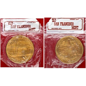 USA Medal 1973 Treasury Department San Francisco Mint 1874-1937 Weight: 25.9 g. Diameter: 38mm. With...