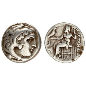 Greece Thrace 1 Drachma  Lysimachos 305-281 BC.  In the types of Alexander III of Macedon. Kolophon ...