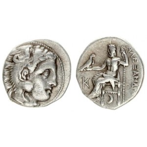 Greece Macedon 1 Drachma Antigonos I Monophthalmos 310-301 BC. AR Drachm. In the name and types of A...