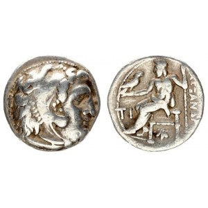 Greece Macedon  1 Drachma  Philip III Arrhidaios 322-319 BC. In the name and types of Alexander III....