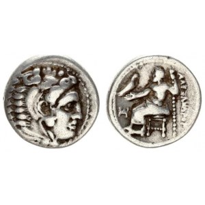 Greece Macedon 1 Drachma Alexander III 325-323 BC. Miletos  Averse: Head of Herakles to right wearin...