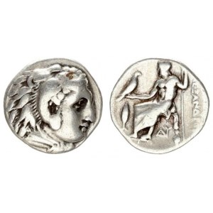 Greece Macedonia 1 Drachma  Alexander III (336-323 BC). Unsecured mint in Asia Minor. Av: Head of th...