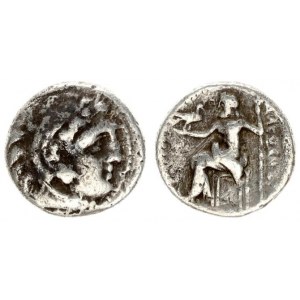 Greece Macedon  1 Drachma  Alexander III 336-323 BC. Teos.  Head of Herakles to right wearing lion s...