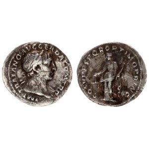 Roman Empire 1 Denarius Traianus AD 98-117. Roma. Avers: IMP TRAIANO AVG GER DAC P M TR P COS V P P....