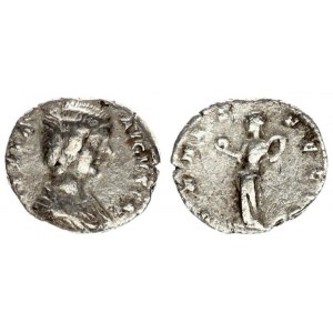 Roman Empire 1 Denarius Julia Domna  AD 193-217. Roma. Averse: IVLIA - AVGVSTA. Averse description: ...