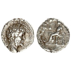 Roman Empire 1 Denarius Septimius Severus  AD 193-211. Roma. Laureate head right / SECVRITAS PVBLICA...