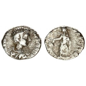 Roman Empire 1 Denarius Caracalla  AD 198-217. Roma. As Caesar. 196-8 AD. Averse: Bare-headed draped...