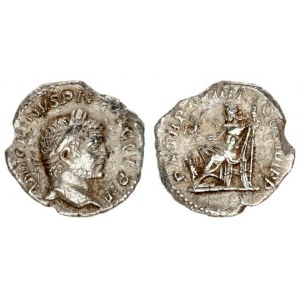 Roman Empire 1 Denarius Caracalla  AD 198-217. Roma. AD 216. ANTONINVS PIVS AVG GERM laureate head r...