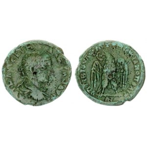 Roman Empire AE 25 AE SEVERUS ALEXANDER 222-235 n. Chr. MOESIA INFERIOR MARCIANOPOLIS. Av.: Laurated...