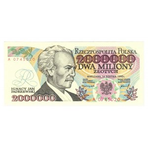 Poland 2 000 000 Zlotych 1992