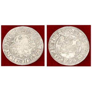 Lithuania 1/2 Grosz 1510 Vilnius Sigismund I (1506-1548) Lithuanian coins 1510 Vilnius. Silver. Cesn...