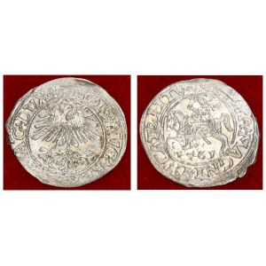 Lithuania 1/2 Grosz 1561 Vilnius Sigismund II Augustus (1545-1572) Lithuanian coins 1561 Vilnius. En...