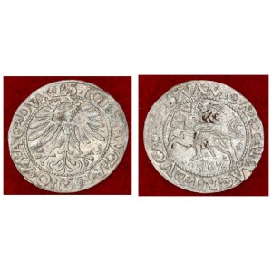 Lithuania 1/2 Grosz 1562 Vilnius Sigismund II Augustus (1545-1572) Lithuanian coins 1562 Vilnius. En...