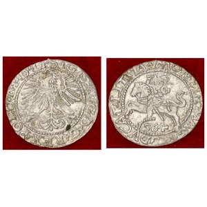 Lithuania 1/2 Grosz 1564 Vilnius Sigismund II Augustus (1545-1572) Lithuanian coins 1564 Vilnius. En...
