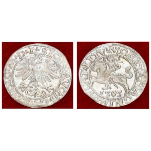 Lithuania 1/2 Grosz 1565 Vilnius Sigismund II Augustus (1545-1572) Lithuanian coins 1565 Vilnius. En...