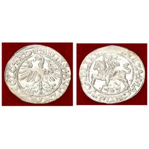 Lithuania 1/2 Grosz 1565 Vilnius Sigismund II Augustus (1545-1572) Lithuanian coins 1565 Vilnius. En...