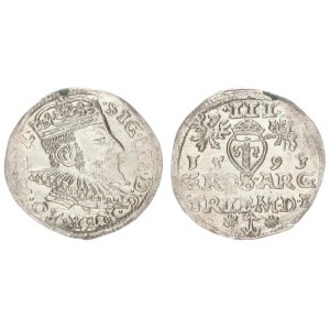 Lithuania 3 Groszy 1593 Vilnius. Sigismund III Vasa (1587-1632). Lithuanian coins. 1593. Vilnius. Ch...