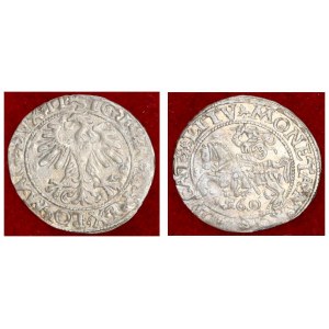 Lithuania 1/2 Grosz 1560 Vilnius Sigismund II Augustus (1545-1572) Lithuanian coins 1560 Vilnius. En...