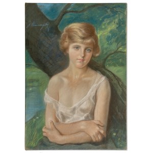 Unierzyski Józef (1863-1948), Portret dziewczyny