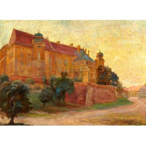 Stanisław Paciorek (1889 Ładycze - 1952 Kraków), Widok na Wawel, 1912