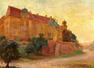 Stanisław Paciorek (1889 Ładycze - 1952 Kraków), Widok na Wawel, 1912