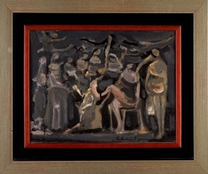 Alfred Aberdam (1894 Lwów - 1963 Paryż), Kompozycja figuralna, 1953