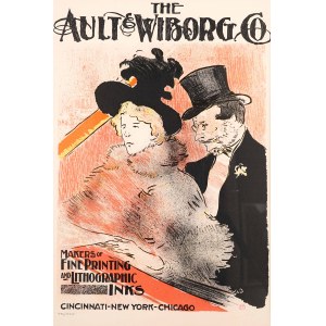 Henri De Toulouse-Lautrec (1864 Albi - 1901 Saint-André-Du-Bois), Plakat reklamowy firmy The Ault & Wiborg Co.