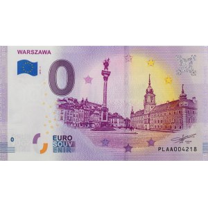 BANKNOT 0 EURO, Warszawa, 2019