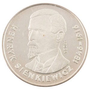 100 zł, Henryk Sienkiewicz, próba, 1977