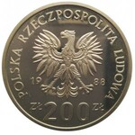 200 zł, XIV Mistrzostwa Świata w Piłce Nożnej Włochy-1990, próba, 1988