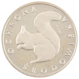 1000 zł, Ochrona Środowiska (wiewiórka), próba, 1986