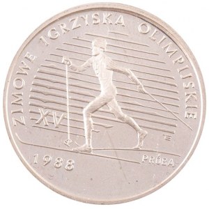 1000 zł, XV Zimowe Igrzyska Olimpijskie 1988, próba 1987