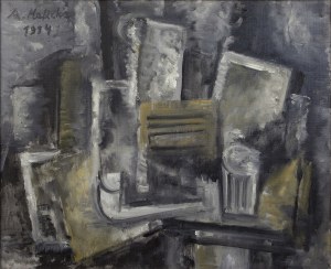 Alicja Halicka (1894-1975), Martwa natura kubistyczna, 1914