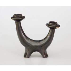 Double candle holder - designed by Boleslaw KSIĄŻEK (1911-1994).