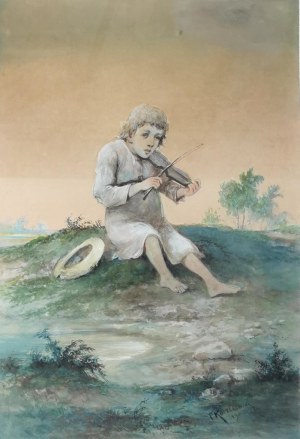 Franciszek KOSTRZEWSKI (1826-1911), Janko Muzykant, 1902