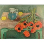 Jan HRYNKOWSKI (1891-1971), Maki i cytryny, 1954