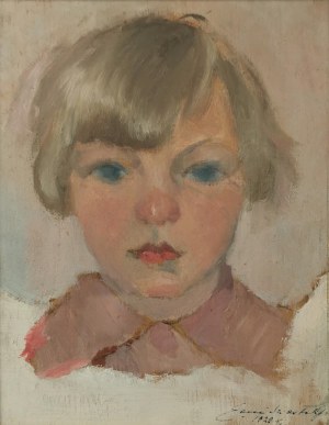 Jan GĄSIENICA-SZOSTAK (1895-1943), Portret córeczki, 1929