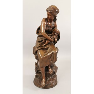 Mathurin MOREAU (1834-1917), Woman with child