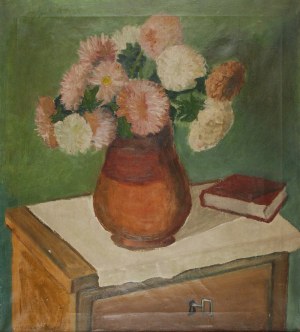 ANDRZEJ WRÓBLEWSKI (1927-1957), Kwiaty w wazonie, 1948